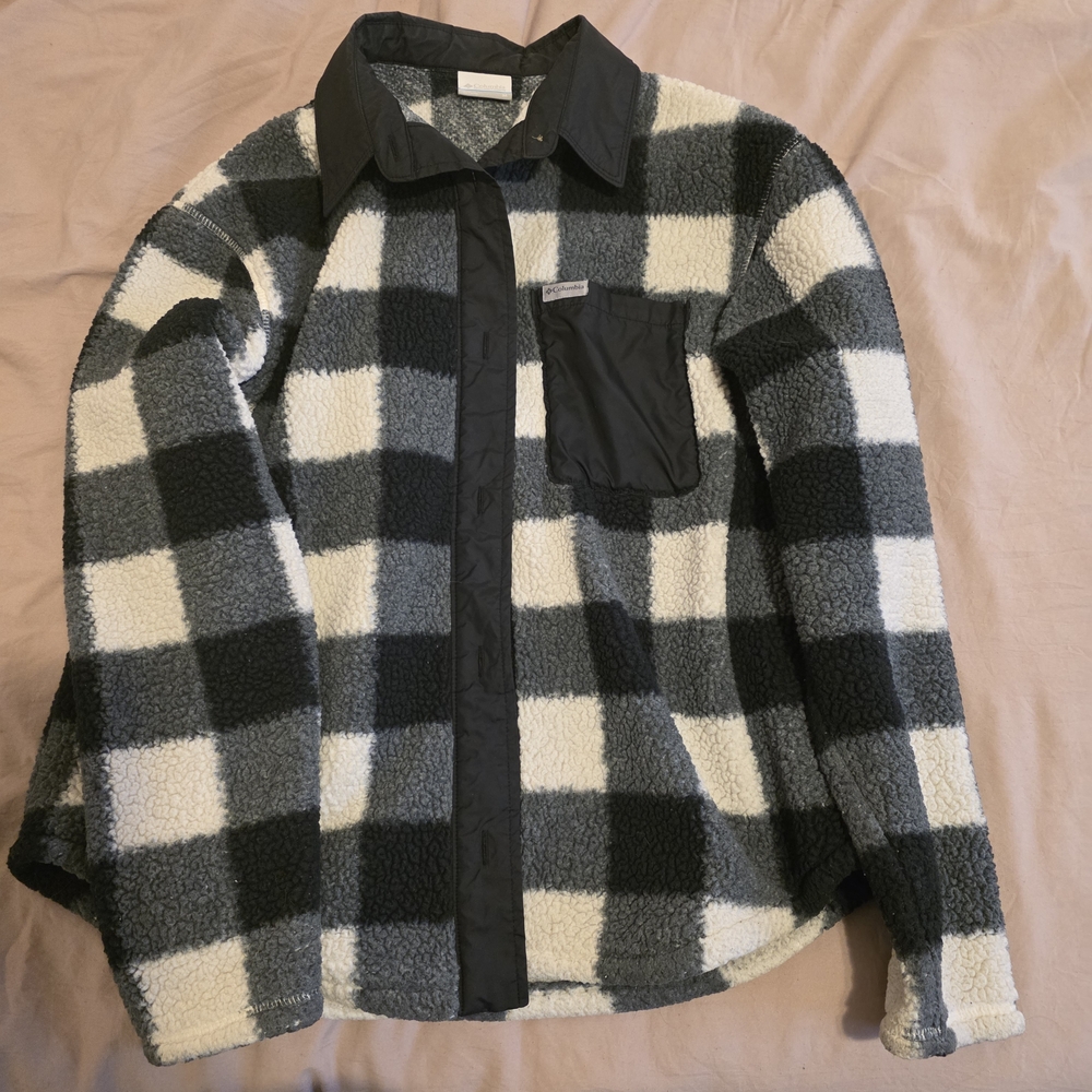Plaid Sherpa Jacket